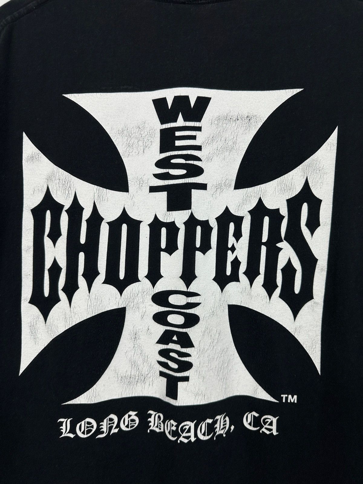 West Coast Choppers Vintage West Coast Choppers Faded Black T-Shirt Paul Walker Size US XL / EU 56 / 4 - 11 Thumbnail