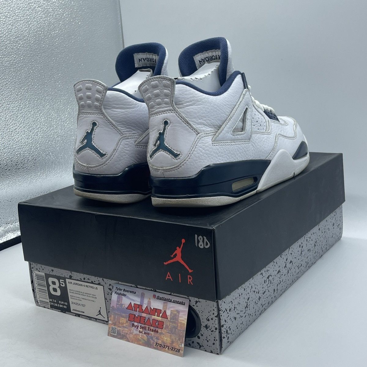 Jordan Brand Air Jordan 4 Columbia Size US 8.5 / EU 41-42 - 5 Thumbnail