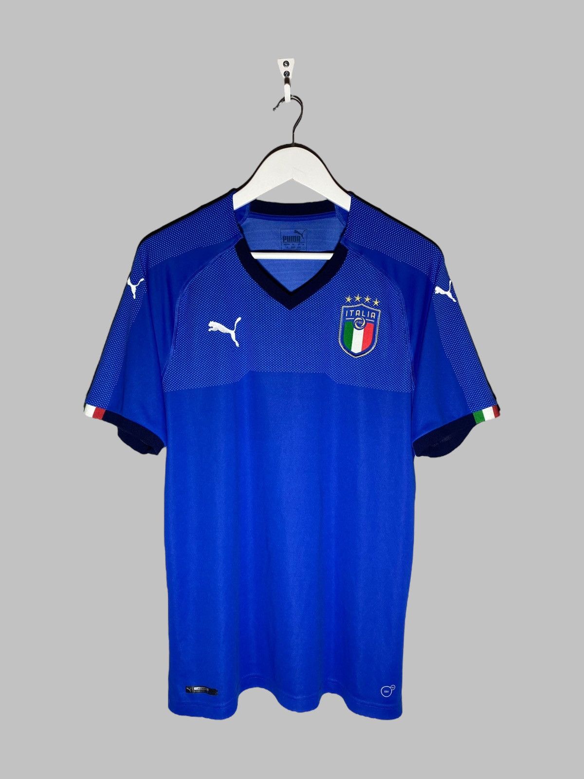 Puma Puma Italy 2018 Home Football Shirt Size US L / EU 52-54 / 3 - 1 Thumbnail