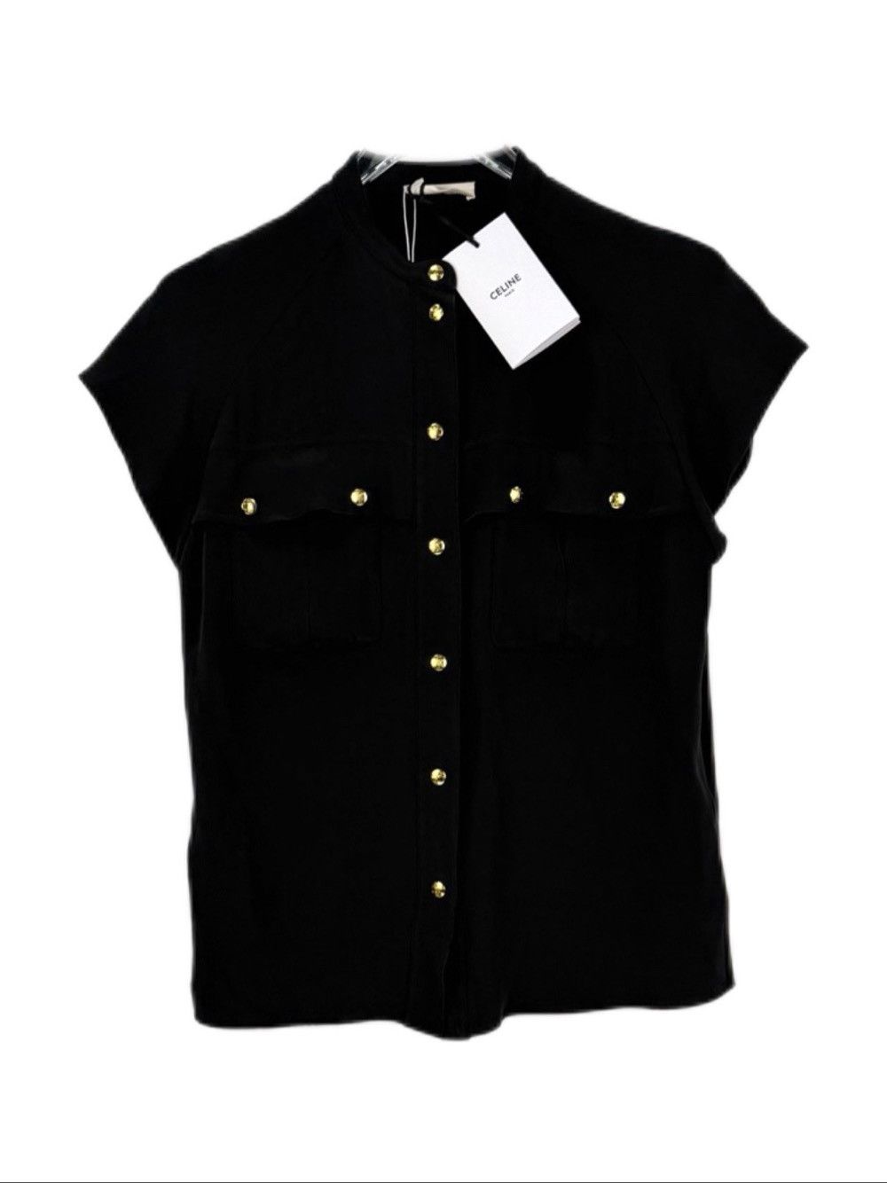 Celine Celine Silk Button Up Blouse Size 34 Size XS / US 0-2 / IT 36-38 - 1 Thumbnail