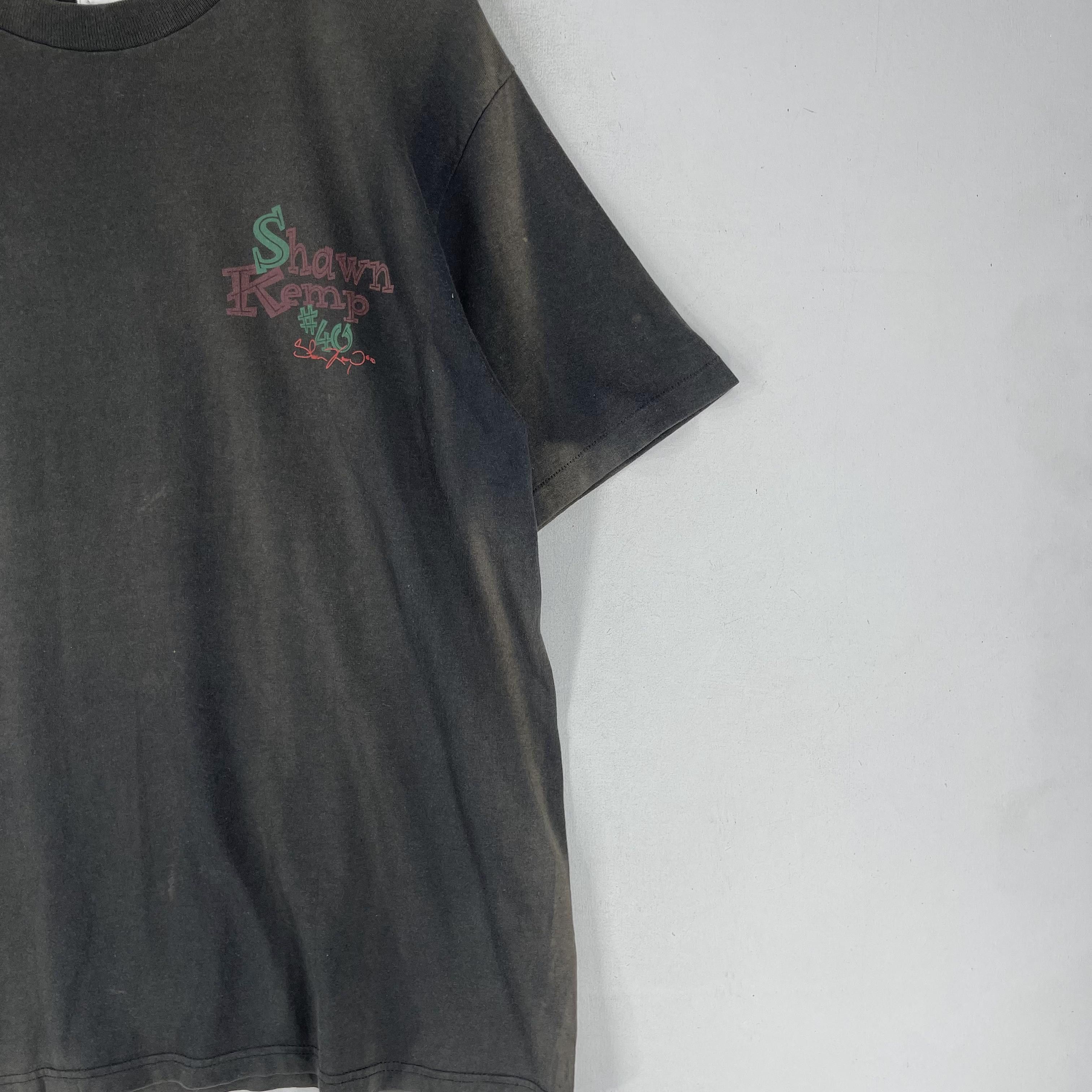 NBA Vintage 90's SHAWN KEMP Sonics Nba Sun Faded Tshirt Size US M / EU 48-50 / 2 - 13 Thumbnail