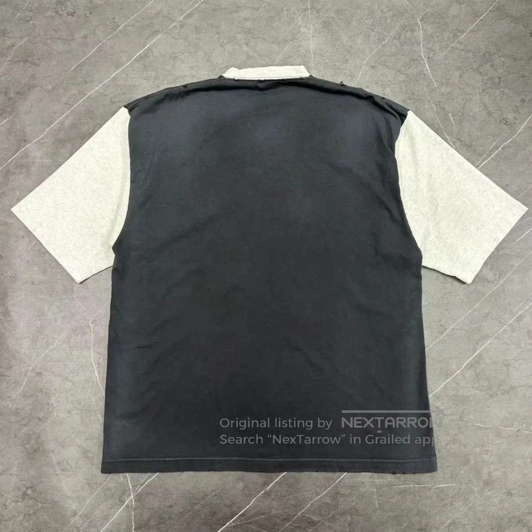 Balenciaga Balenciaga gray and white patchwork vintage double ring sho Size US S / EU 44-46 / 1 - 2 Thumbnail