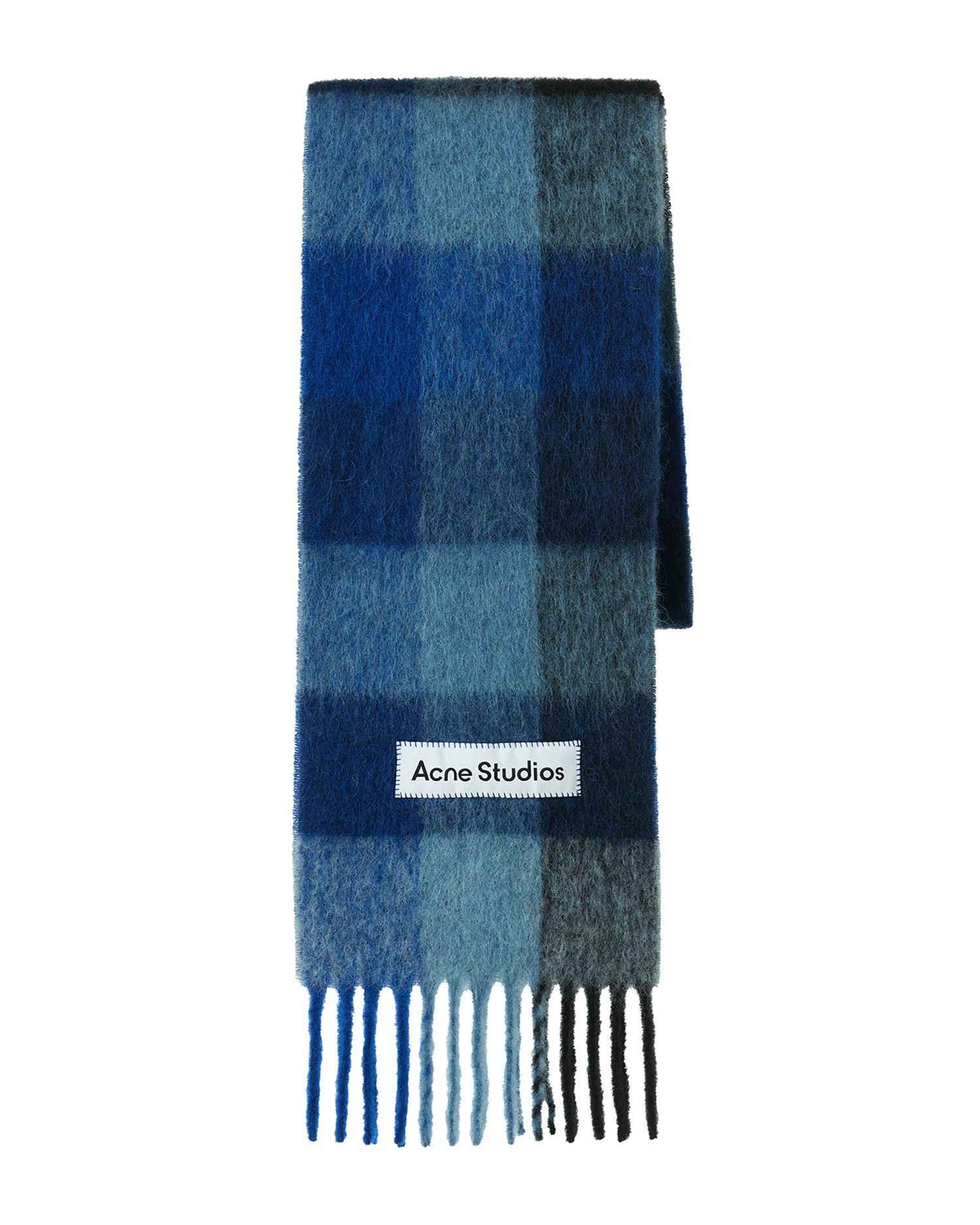 Acne Studios Acne Studios Plaid Fringe Scarf Size ONE SIZE - 1 Thumbnail