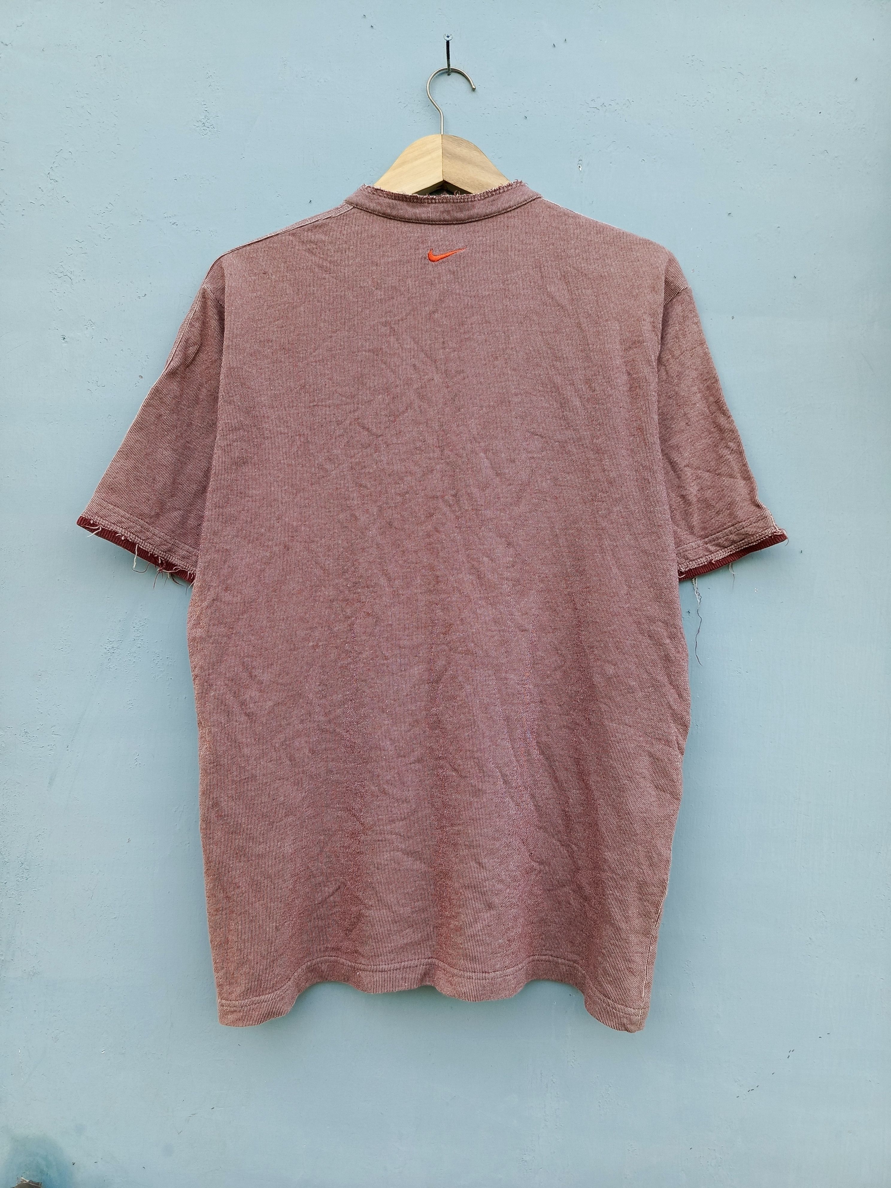 Nike Nike Faded Graphic Henley Shirt Raw Hem Grunge Style Size US L / EU 52-54 / 3 - 8 Thumbnail