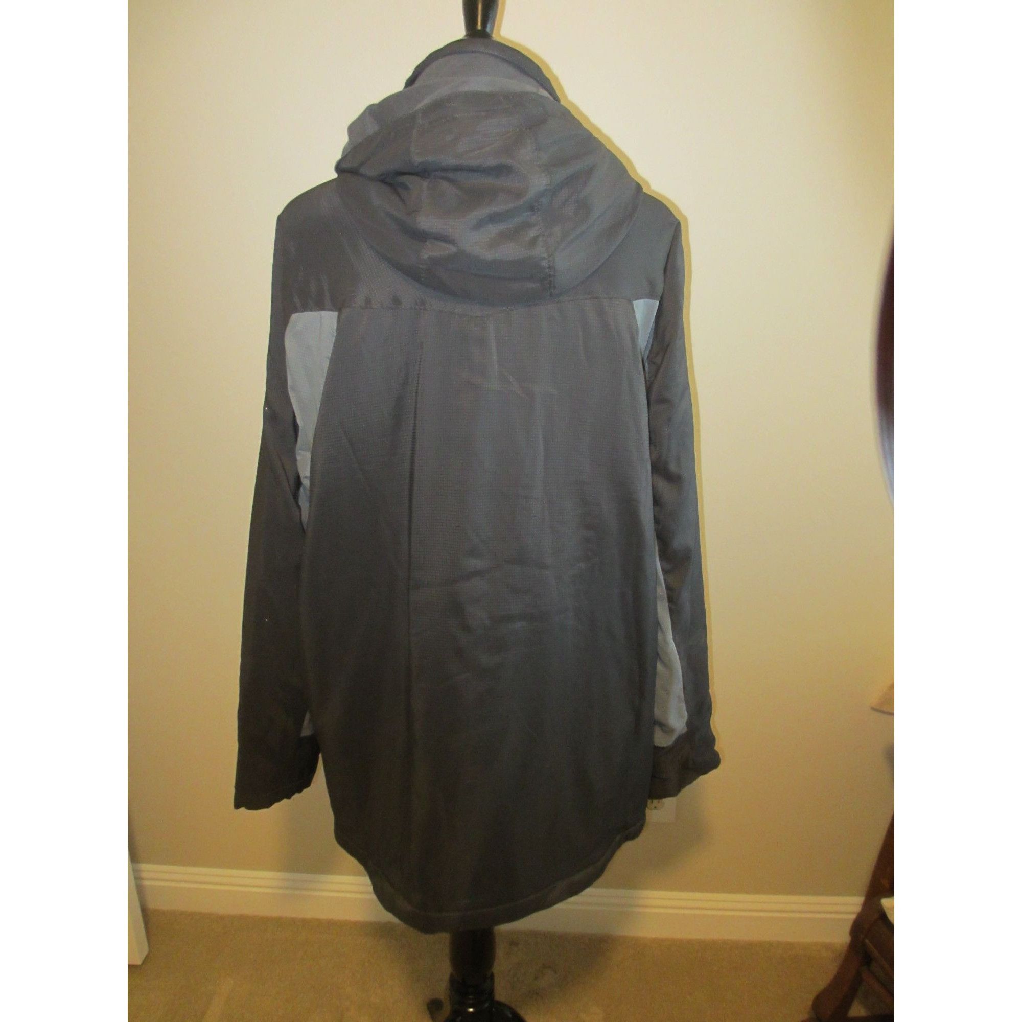 Rei Mens REI XL Gray Insulated Hooded Jacket With Zip Pockets & Size US XL / EU 56 / 4 - 4 Thumbnail