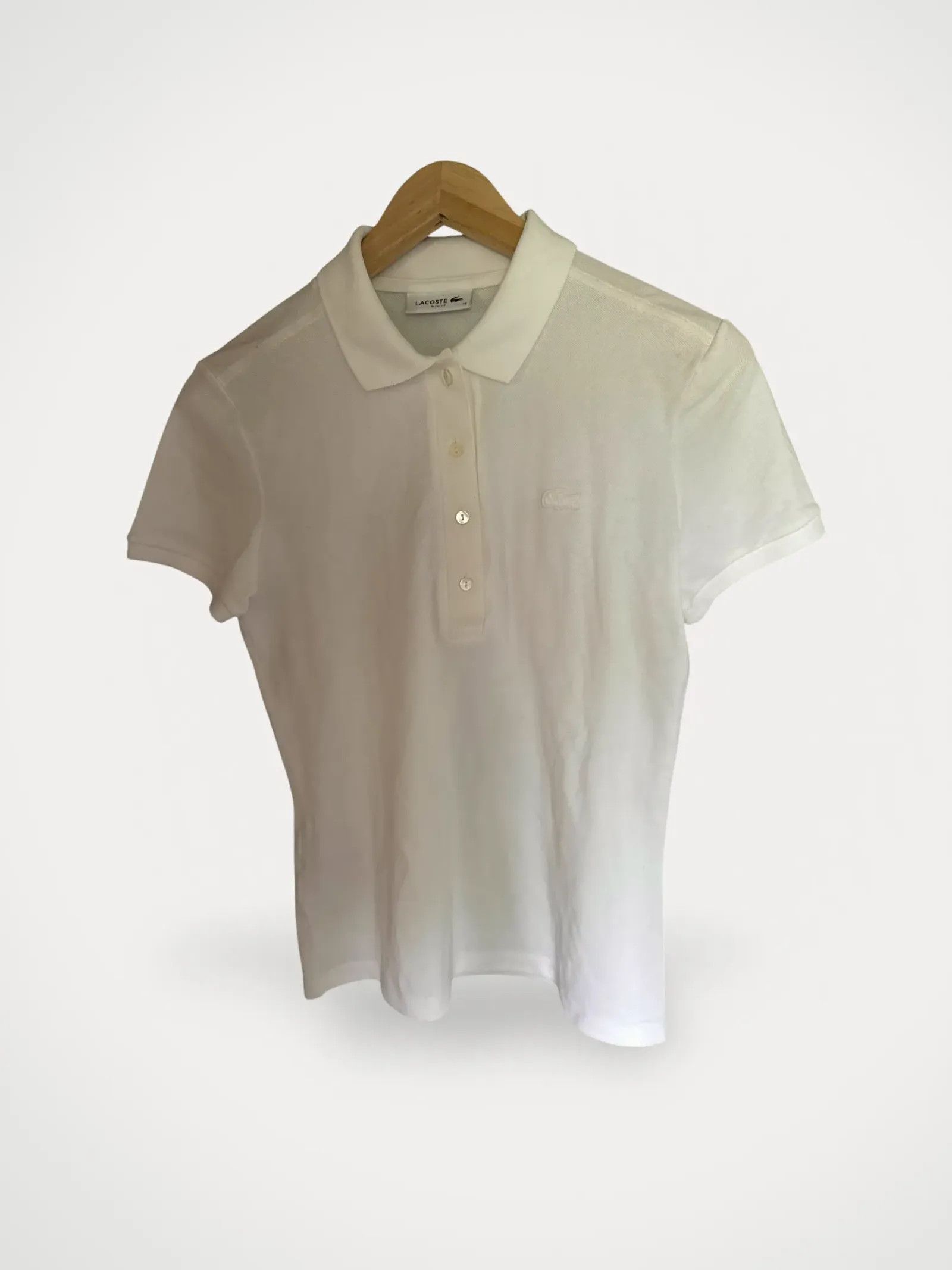 Lacoste Lacoste L.12.D Slim Fit Stretch Mini Piqué Polo T-shirt Size XS / US 0-2 / IT 36-38 - 1 Thumbnail