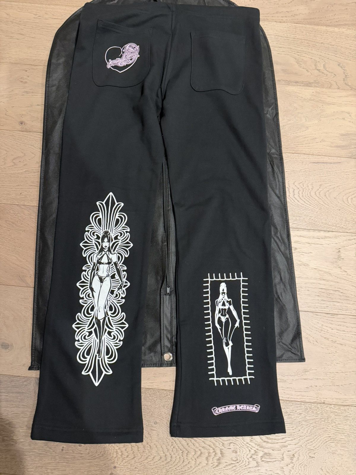 Chrome Hearts Chrome hearts deadly doll sweatpants Size US 28 / EU 44 - 3 Thumbnail