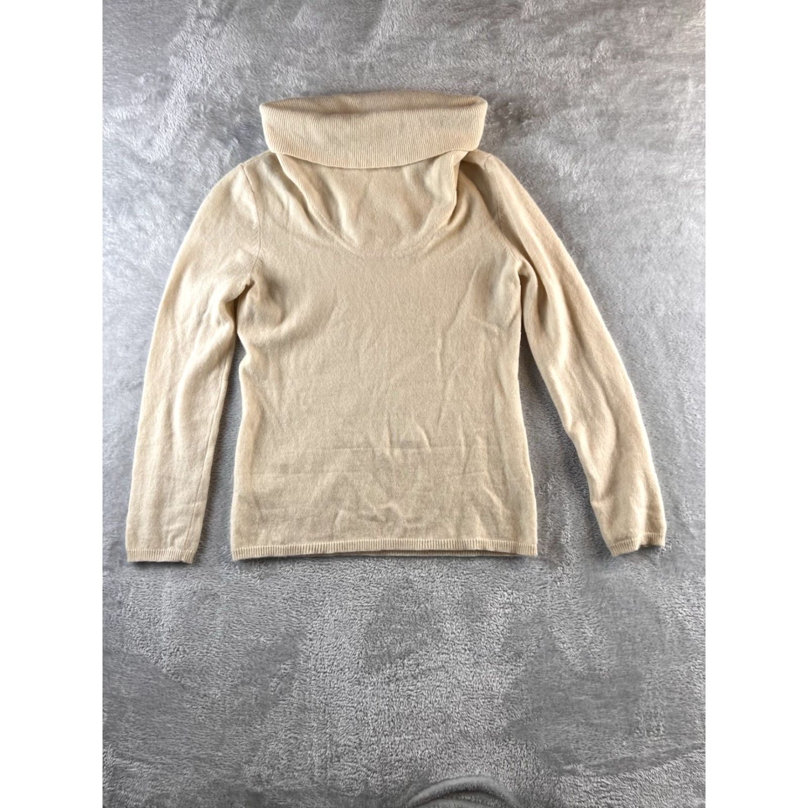 Charter Club Charter Club Sweater Womens Small Cashmere 100% Gray Cowl Neck Lightweight Preppy Winter Size S / US 4 / IT 40 - 3 Thumbnail