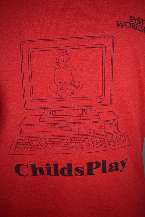 Apple × Microsoft × Vintage System Workshop Childs Play Vintage tee XL Size US XL / EU 56 / 4 - 6 Thumbnail