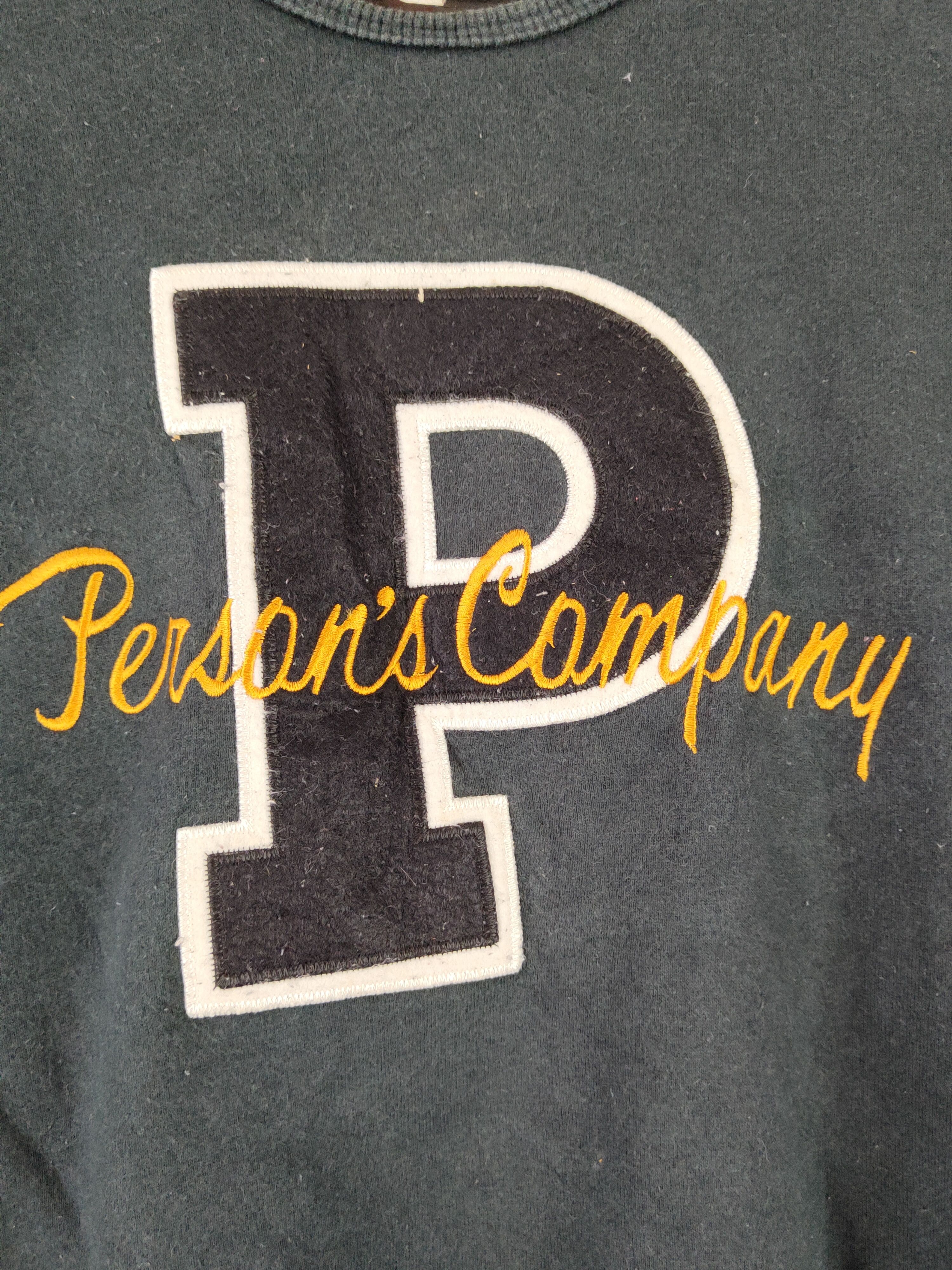 PERSON'S DL Person's Black Sweatshirts Vintage #549 Size US L / EU 52-54 / 3 - 3 Thumbnail