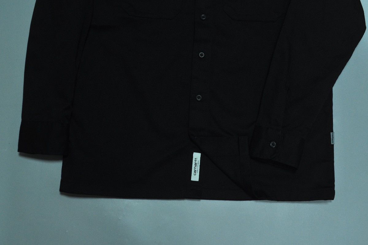 Carhartt × Carhartt Wip Carhartt WIP Shirt Black L/S Mather Shirt Size US M / EU 48-50 / 2 - 4 Thumbnail
