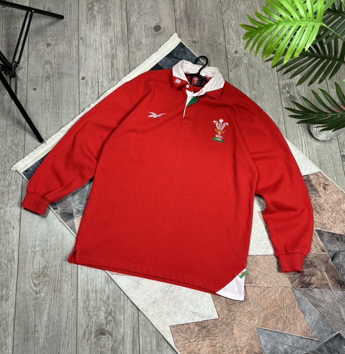 Reebok × Vintage Vintage 1999 Wales Rugby Union Home Shirt Jersey by Reebok Size US L / EU 52-54 / 3 - 6 Thumbnail