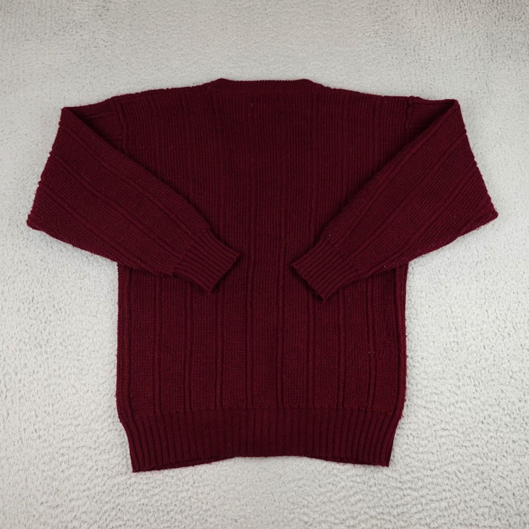 Vintage VINTAGE Don Douglass Cardigan Sweater Men M Red V-Neck Button Size US M / EU 48-50 / 2 - 7 Thumbnail