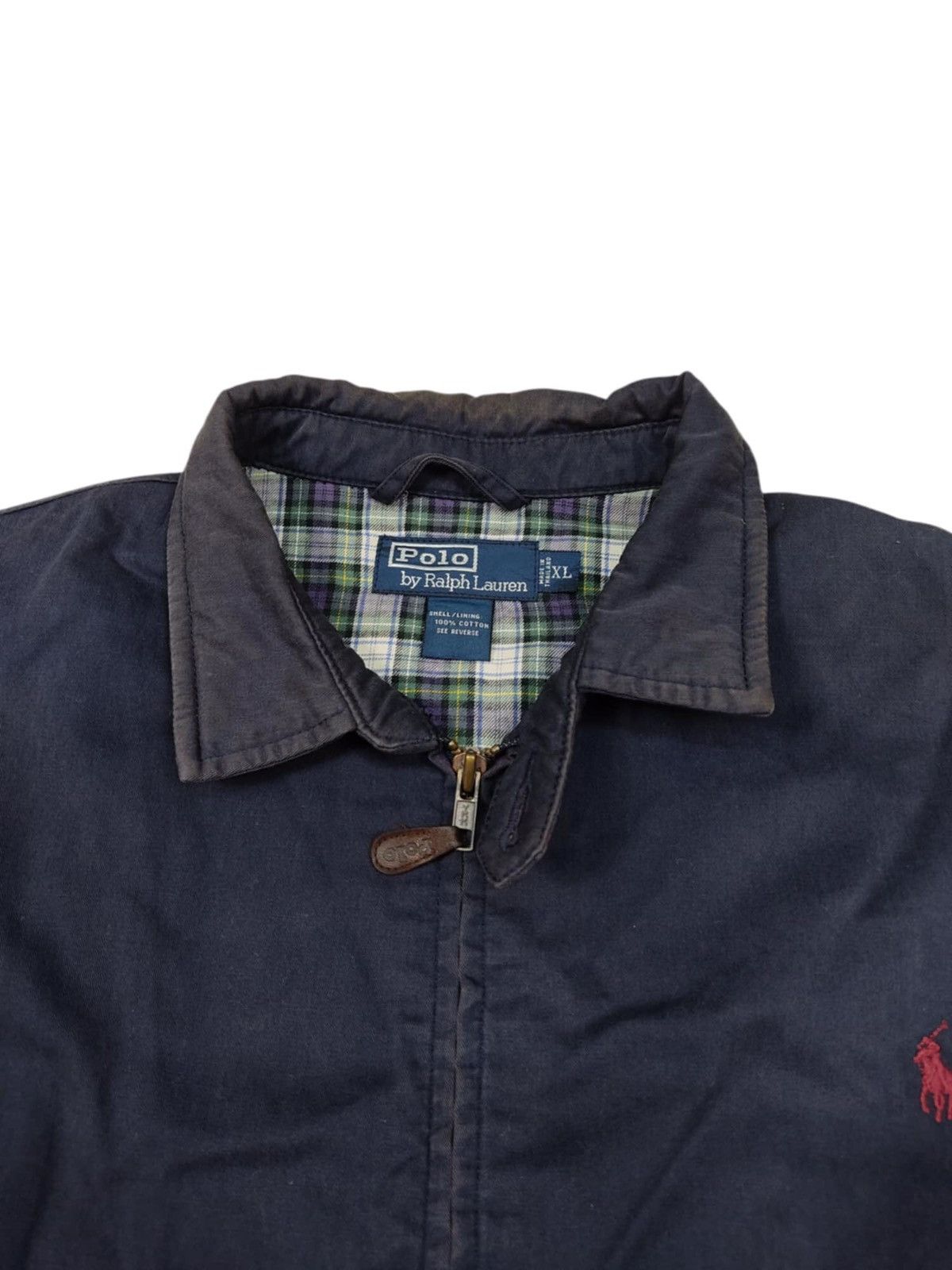 VINTAGE 90s Polo By Ralph Lauren Faded Swing Top Jacket - benaras.co