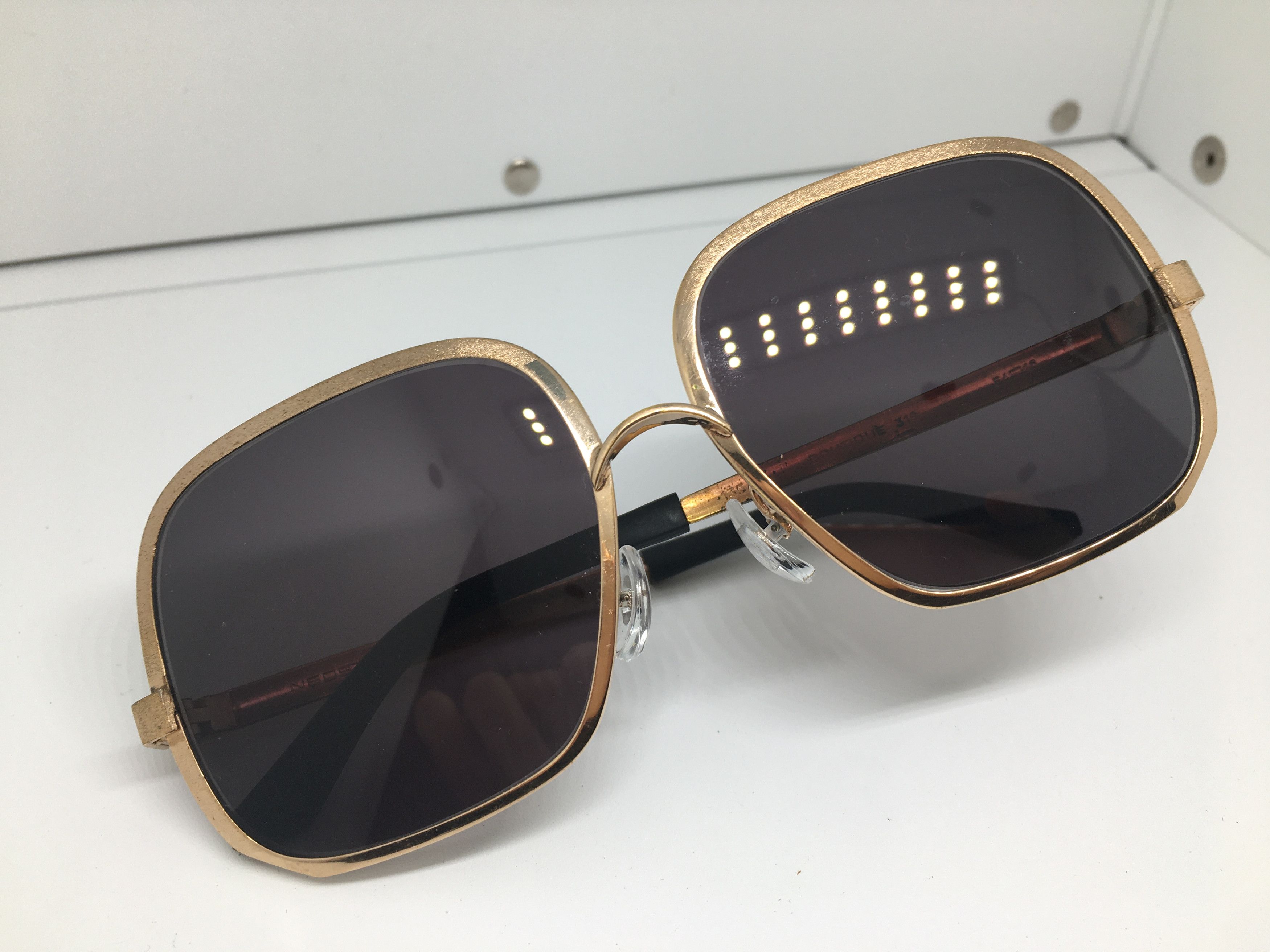 Vintage Vintage Neostyle Boutique 319 Gold Sunglasses Germany Size ONE SIZE - 7 Thumbnail