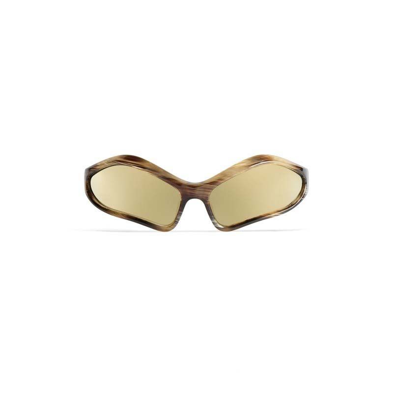 Balenciaga o1in1g0625 Size: OS / Fennec Oval Sunglasses in Multicolor Size ONE SIZE - 1 Preview