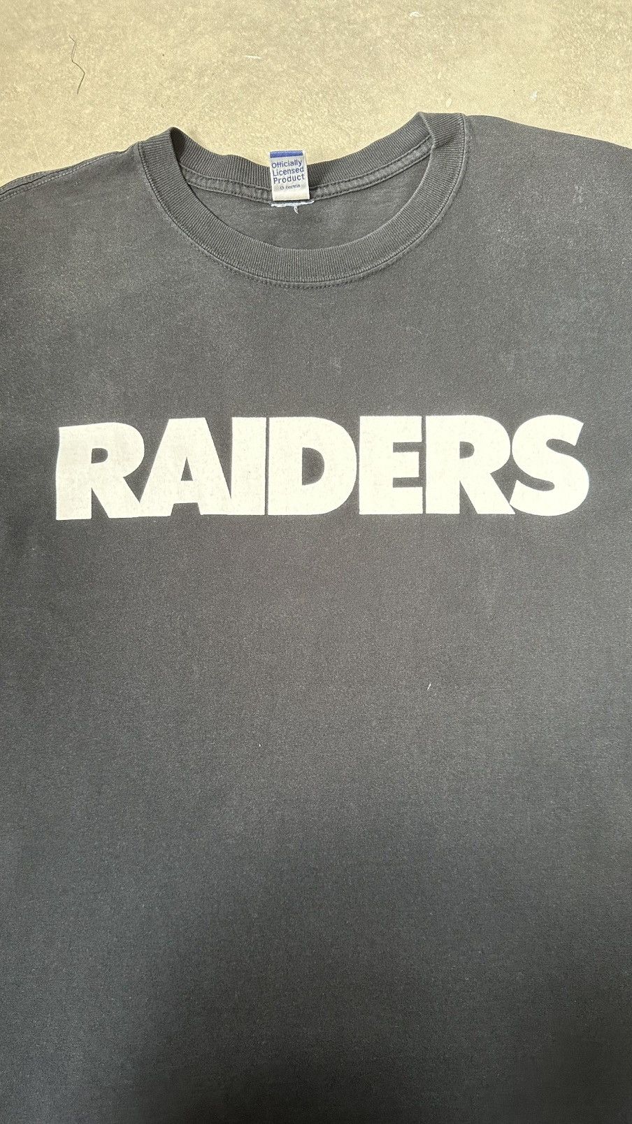 NFL VINTAGE NFL X RAIDERS SPELLOUT TEE Size US M / EU 48-50 / 2 - 2 Thumbnail
