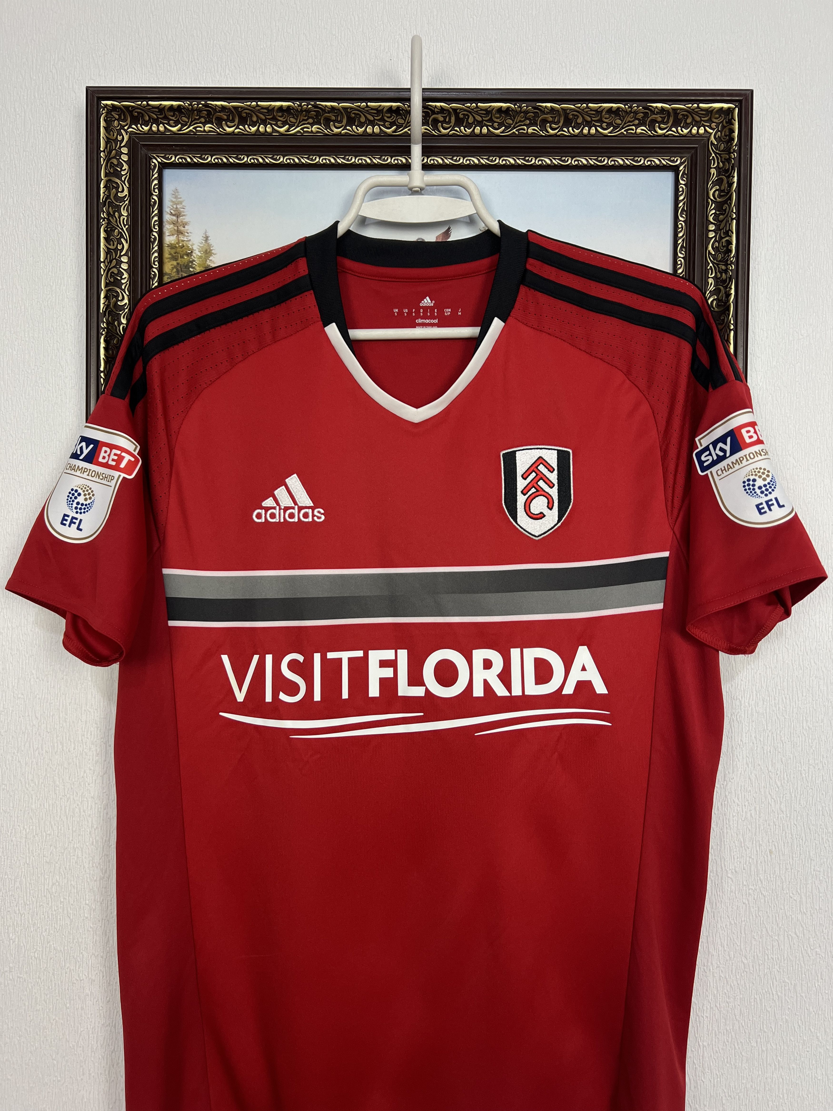 Adidas Fulham Third football shirt 2015 Soccer Adidas #24 Aluko Size US S / EU 44-46 / 1 - 2 Thumbnail