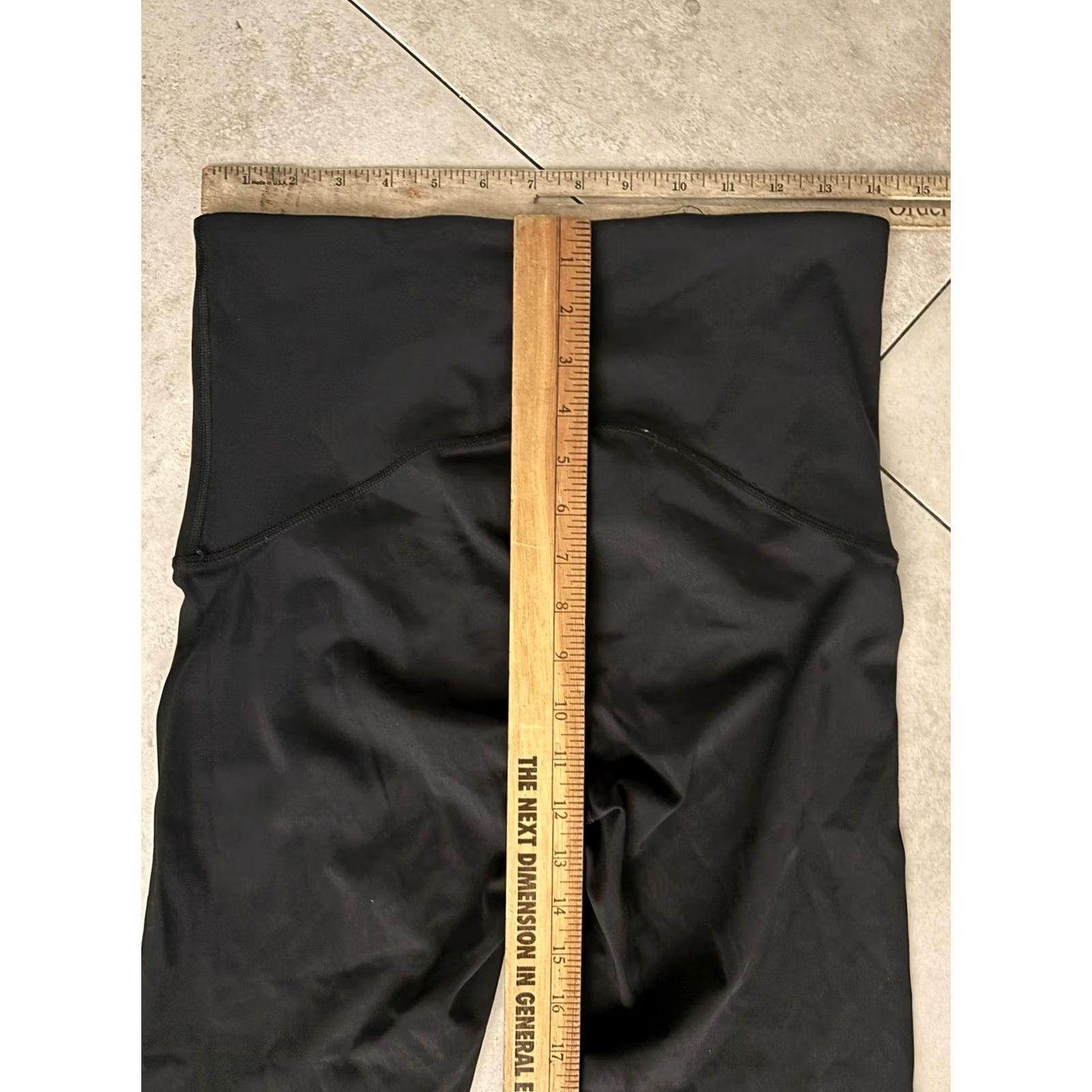Spanx Spanx Leggings Womens Large Black High Waist Maternity Over Belly Panel Shaping Size 36" / US 14 / IT 50 - 6 Thumbnail