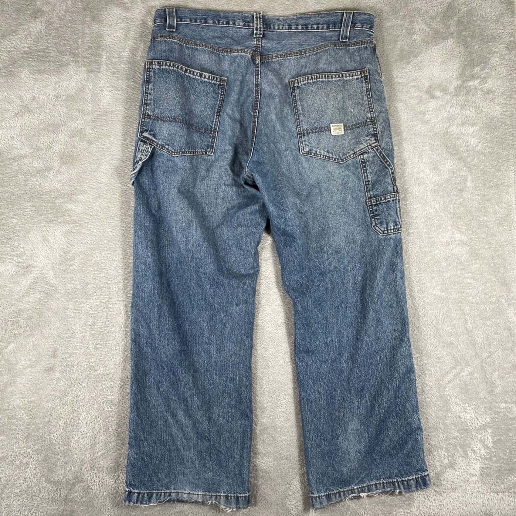 Vintage VINTAGE Levi's Signature Carpenter Jeans Mens 36x30 Blue Baggy Skater Denim Size US 36 / EU 52 - 2 Thumbnail