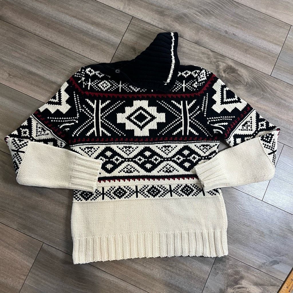 Polo Ralph Lauren Polo Ralph Lauren Y2K Fair Isle Turtleneck Pullover Sweater Size S / US 4 / IT 40 - 6 Thumbnail