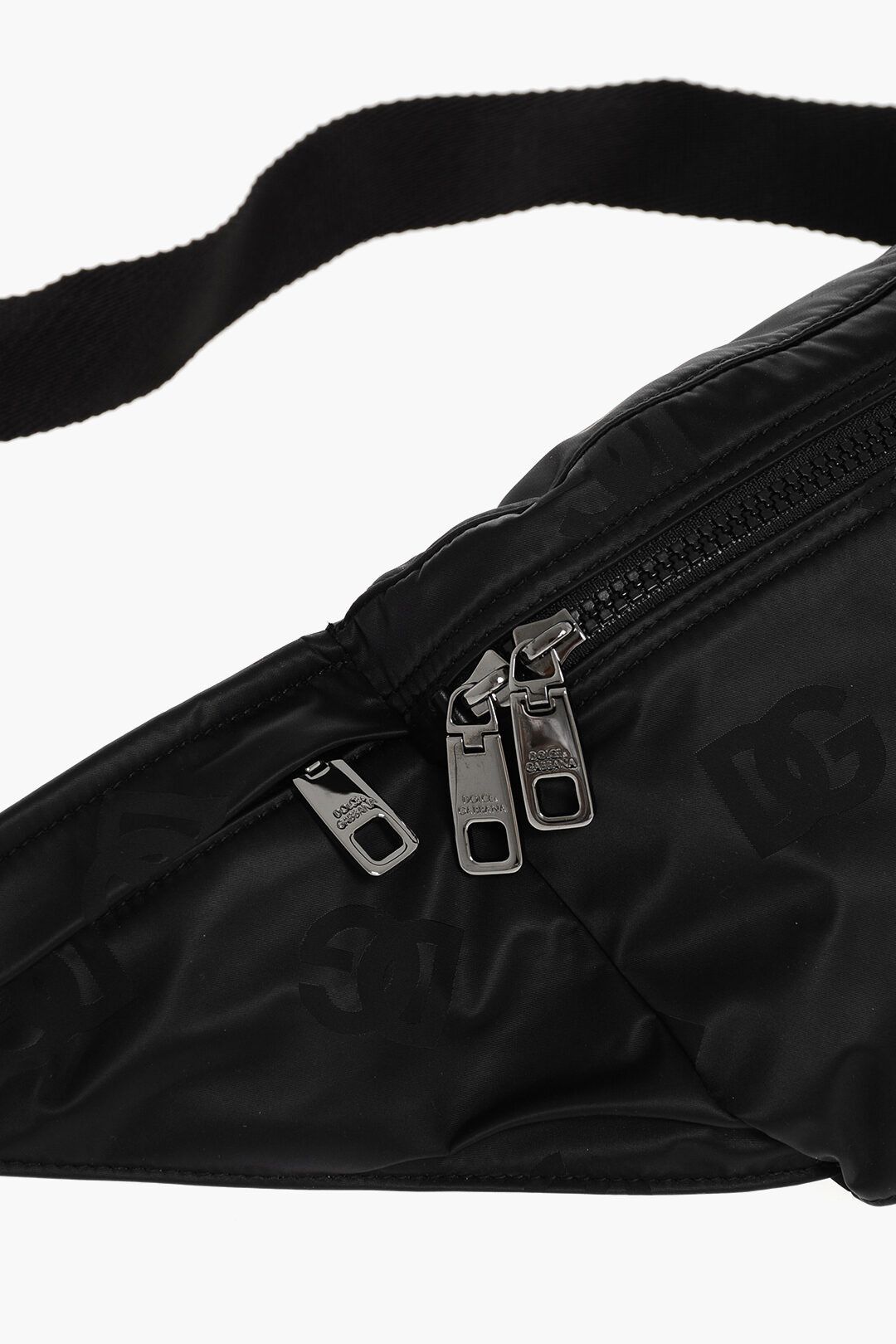 Dolce & Gabbana og1mm0825 Size: OS / Technical Fabric Bum Bag in Black Size ONE SIZE - 4 Thumbnail