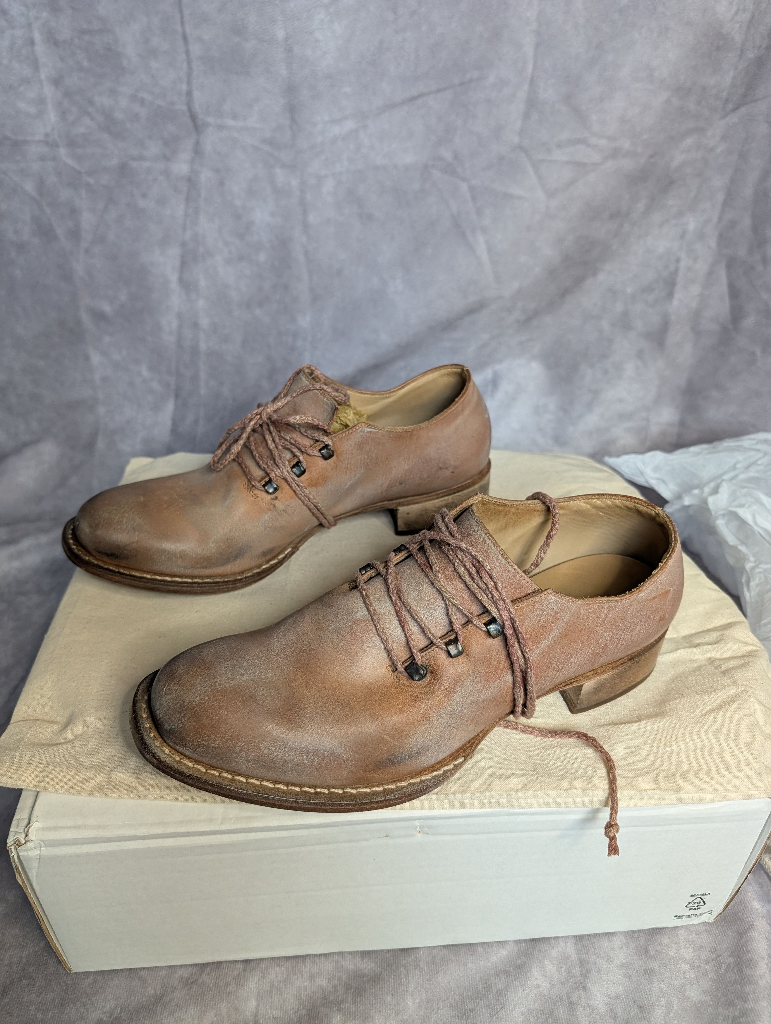 Cherevichkiotvichki Laced Slip-Ons in Reversed Horse Cordova Size US 9 / IT 39 - 1 Thumbnail