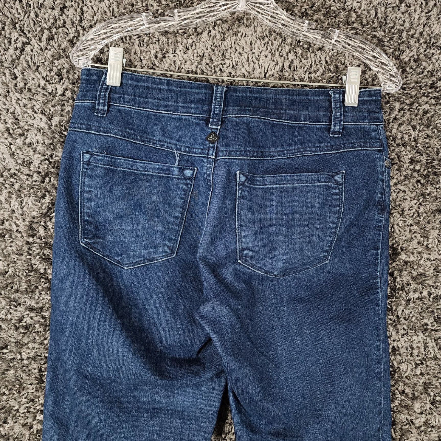 Prana Prana Jeans Women Size 4 Dark Wash Organic Cotton Curvy Ankle Blue Womens Size 27" / US 4 / IT 40 - 7 Thumbnail