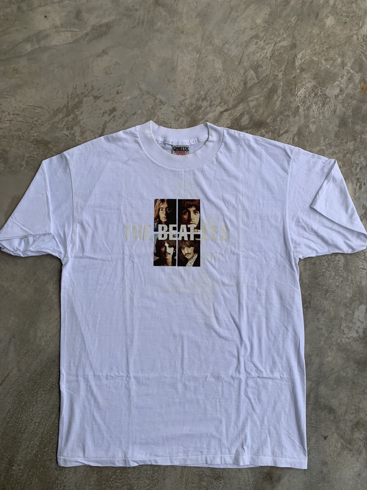 Band Tees × Vintage VINTAGE 90s THE BEATLES WHITE ALBUM T- SHIRT Size US L / EU 52-54 / 3 - 2 Thumbnail