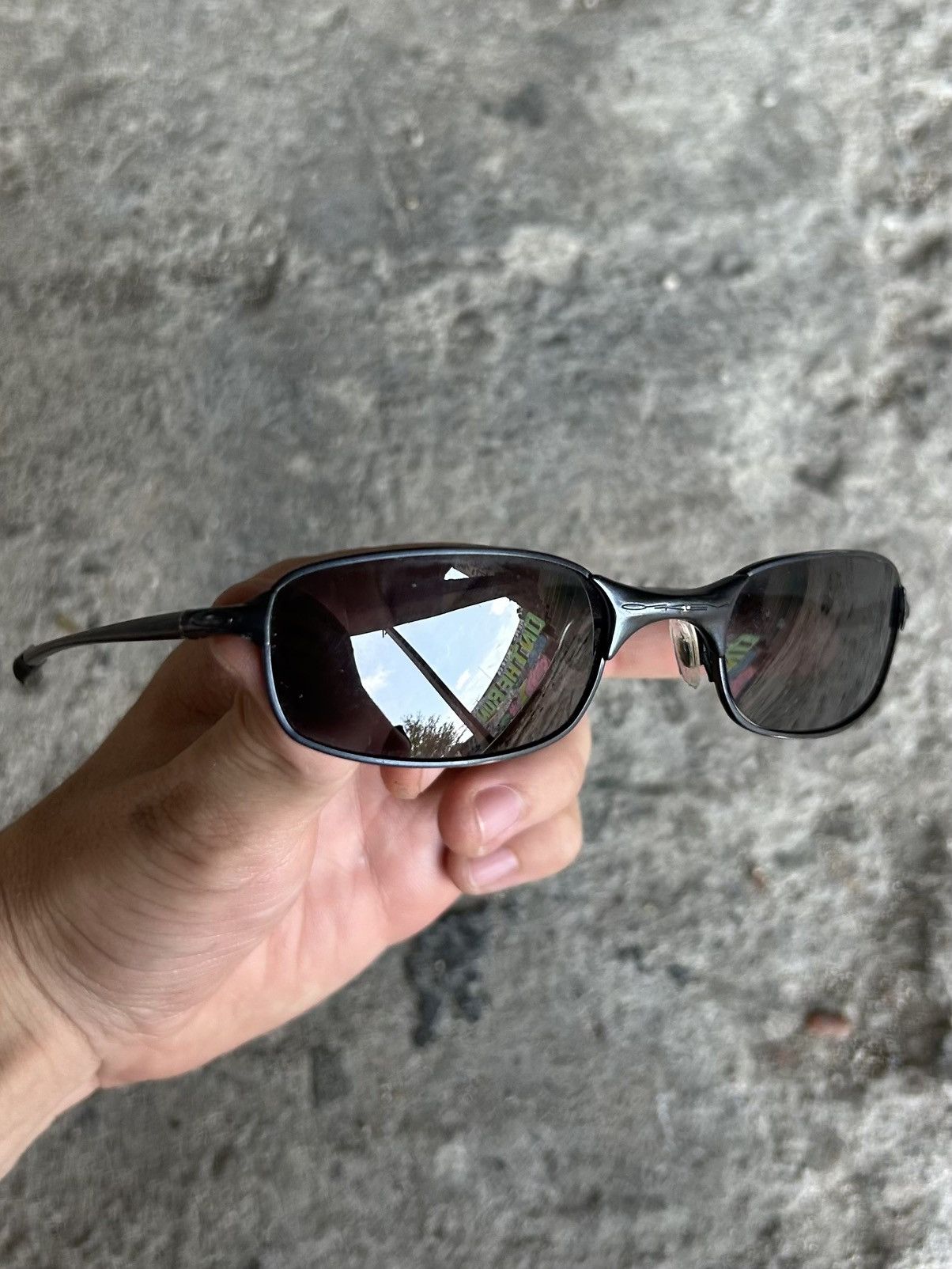 Oakley × Vintage Vintage OAKLEY Square Wire 2.0 Sunglasses A8015