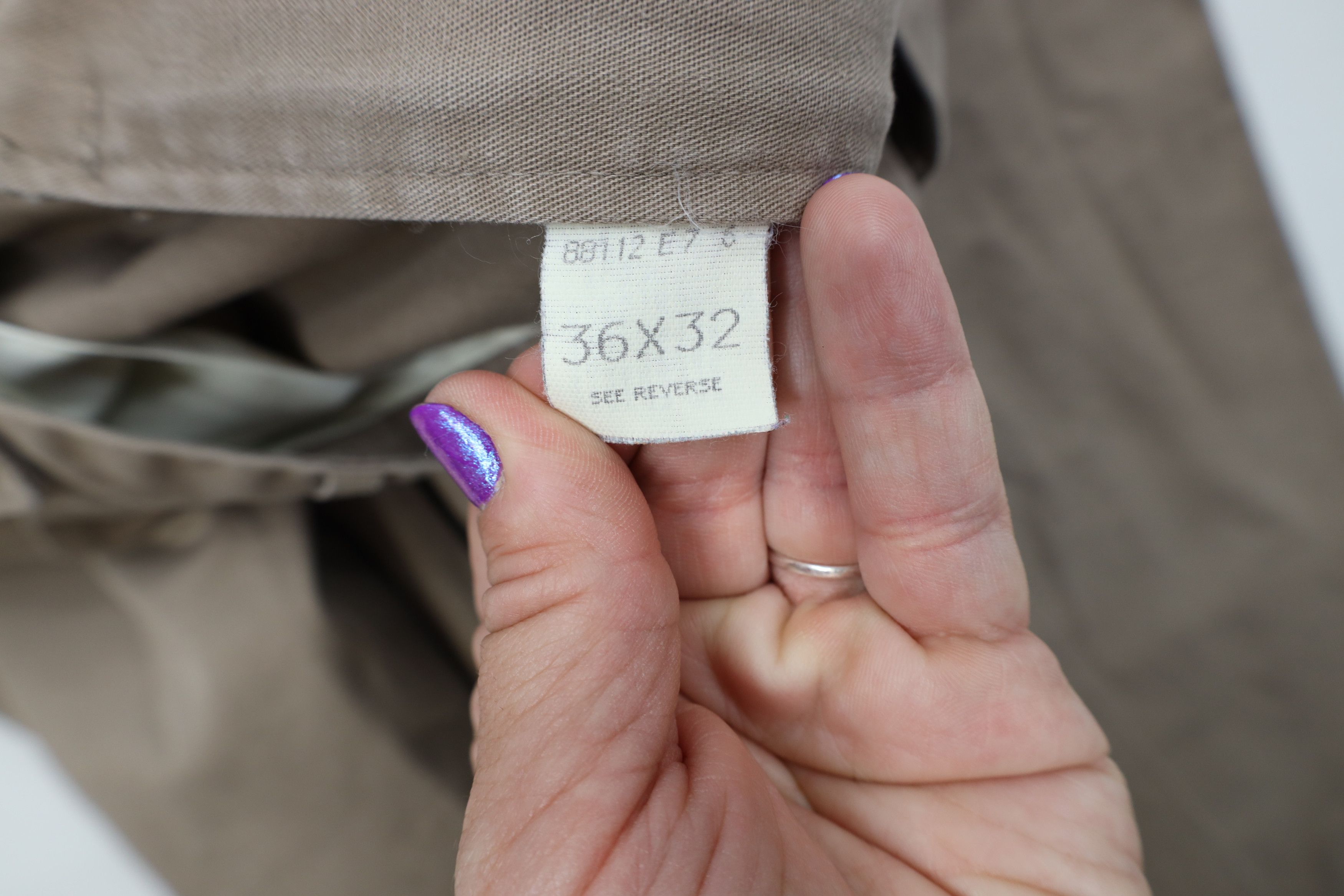 Vintage Vintage 90s Streetwear Relaxed Fit Chino Pants Beige USA Size US 36 / EU 52 - 9 Thumbnail