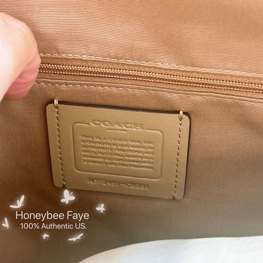 Coach Gallery Tote Bag In Signature Canvas CW381 Size ONE SIZE - 6 Thumbnail