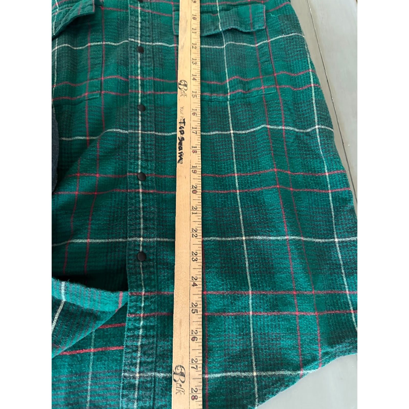 Eddie Bauer Eddie Bauer Mens Shirt Medium Green Plaid Pocketed Long Sleeve Cotton Flannel Shirt Size US M / EU 48-50 / 2 - 6 Thumbnail