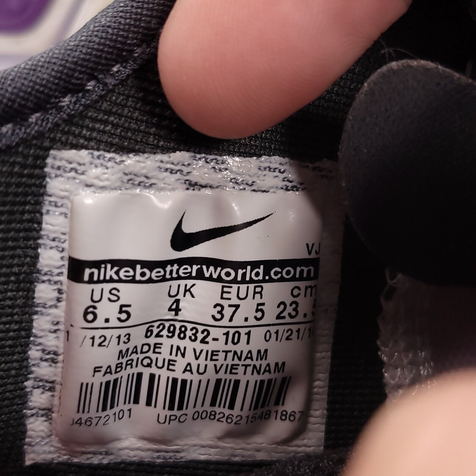 Nike Nike Free TR Fit 4 Shoe Womens Size 6.5 629832-101 Purple Size US 6.5 / IT 36.5 - 9 Thumbnail