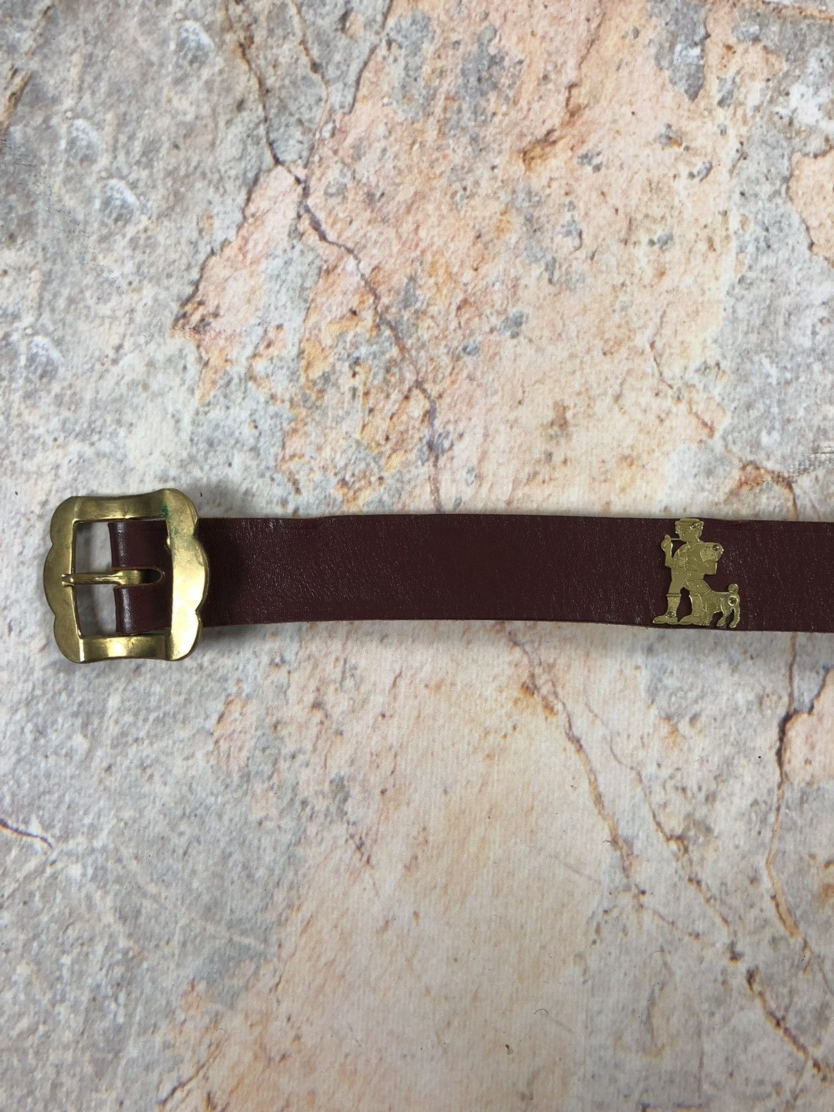 Etro × Vintage Etro cow vintage leather belt Size ONE SIZE - 3 Thumbnail