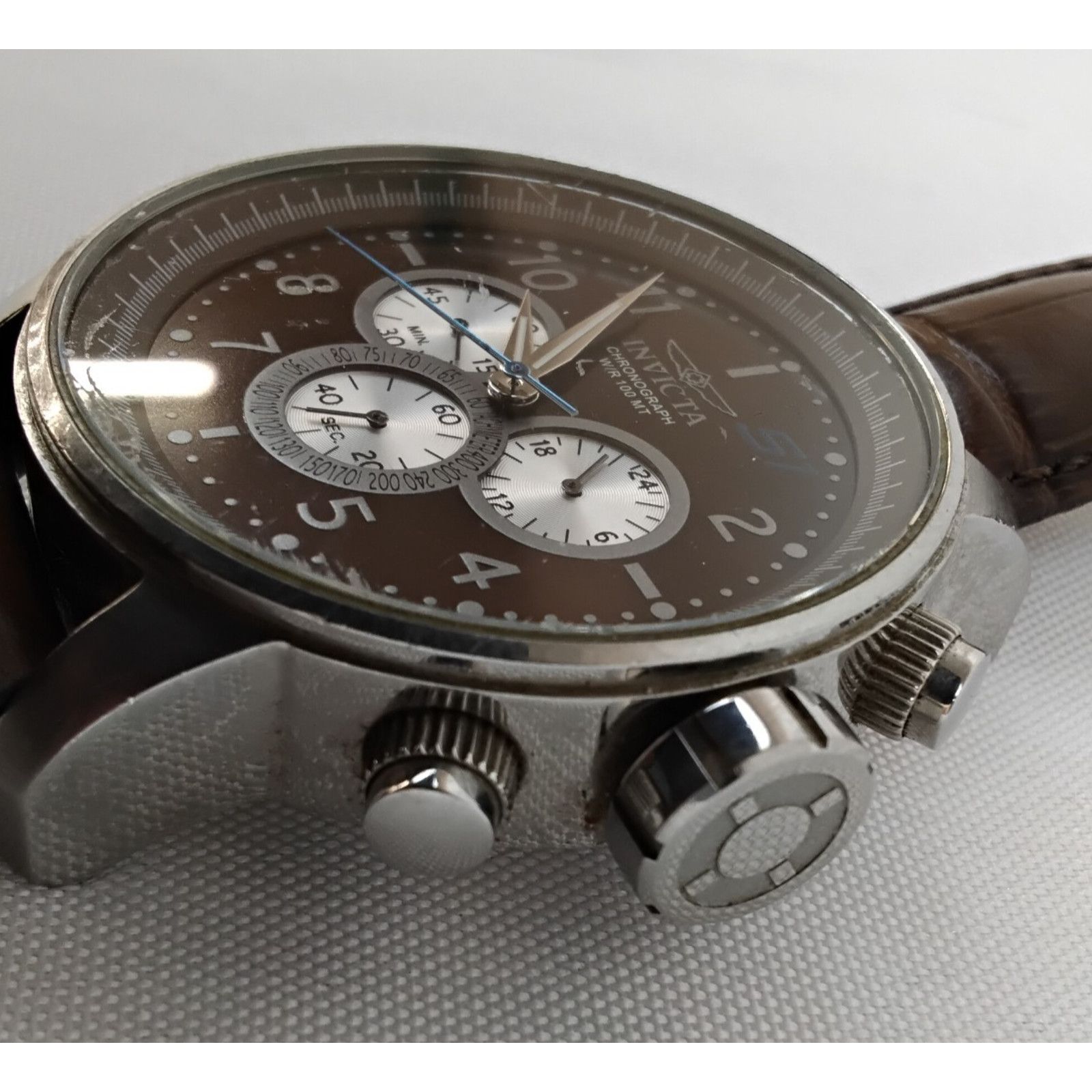 Invicta Invicta S1 Rally Chronograph Watch 23598 Silver Strap Broken Size ONE SIZE - 4 Thumbnail