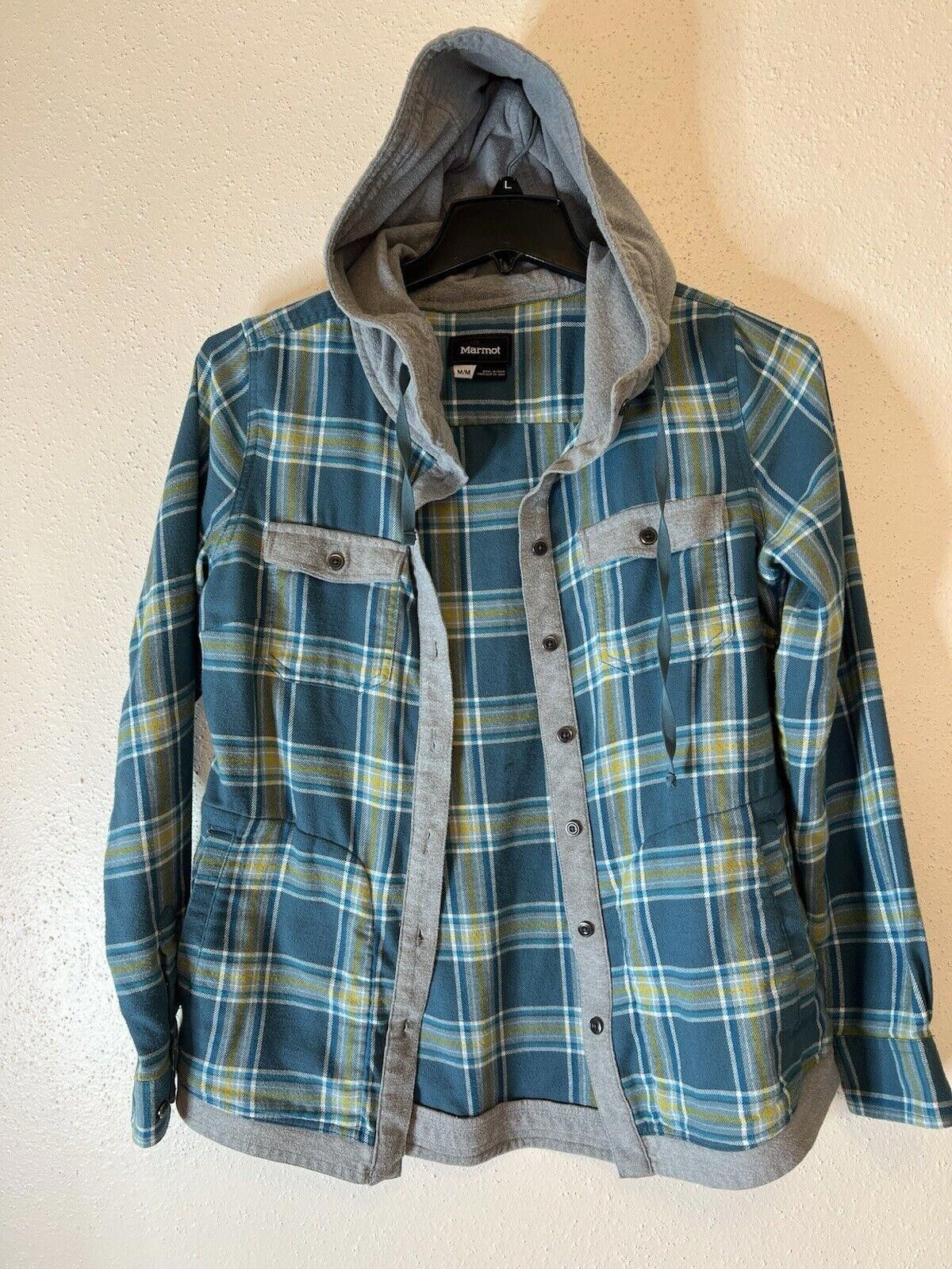 Marmot Marmot button down flannel hoodie Sz M Size M / US 6-8 / IT 42-44 - 1 Thumbnail
