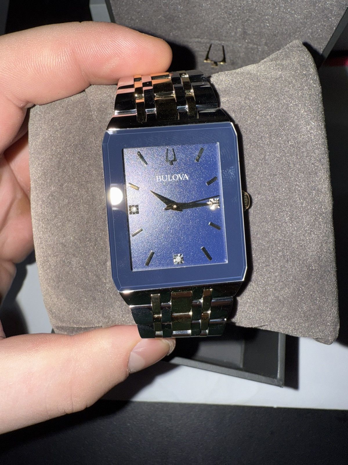 Bulova Bulova Women's Diamond Accent Two Tone Watch - 98P177 Size 30 - 5 Thumbnail