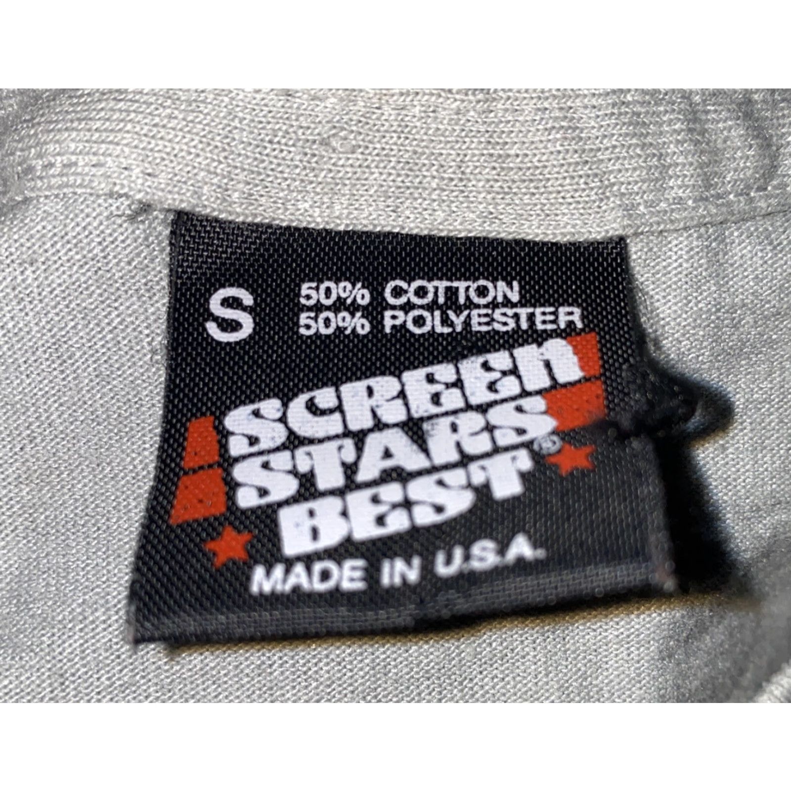 Vintage VINTAGE Screen Stars Best Mens Gray Short Sleeve USA Made T-Shirt Size S Size US S / EU 44-46 / 1 - 5 Thumbnail