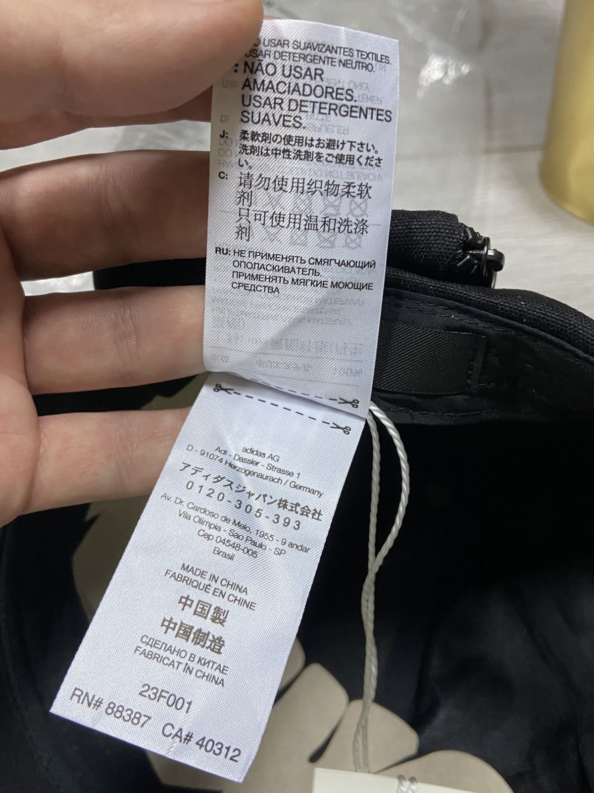Yohji Yamamoto Y-3 pocket cap Adidas Yohji Yamamoto Japanese Size ONE SIZE - 16 Thumbnail