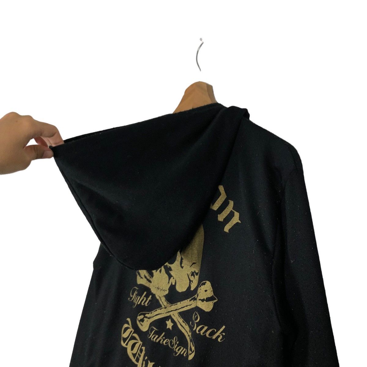 Japanese Brand Punk Design Hoodie Wild Life Skeleton Inspire Chrome Hearts Size US L / EU 52-54 / 3 - 9 Thumbnail