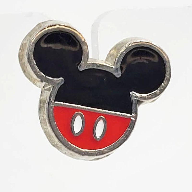 Disney Disney Mickey Mouse Head Stud Earrings - Classic Black & Red Size ONE SIZE - 2 Thumbnail