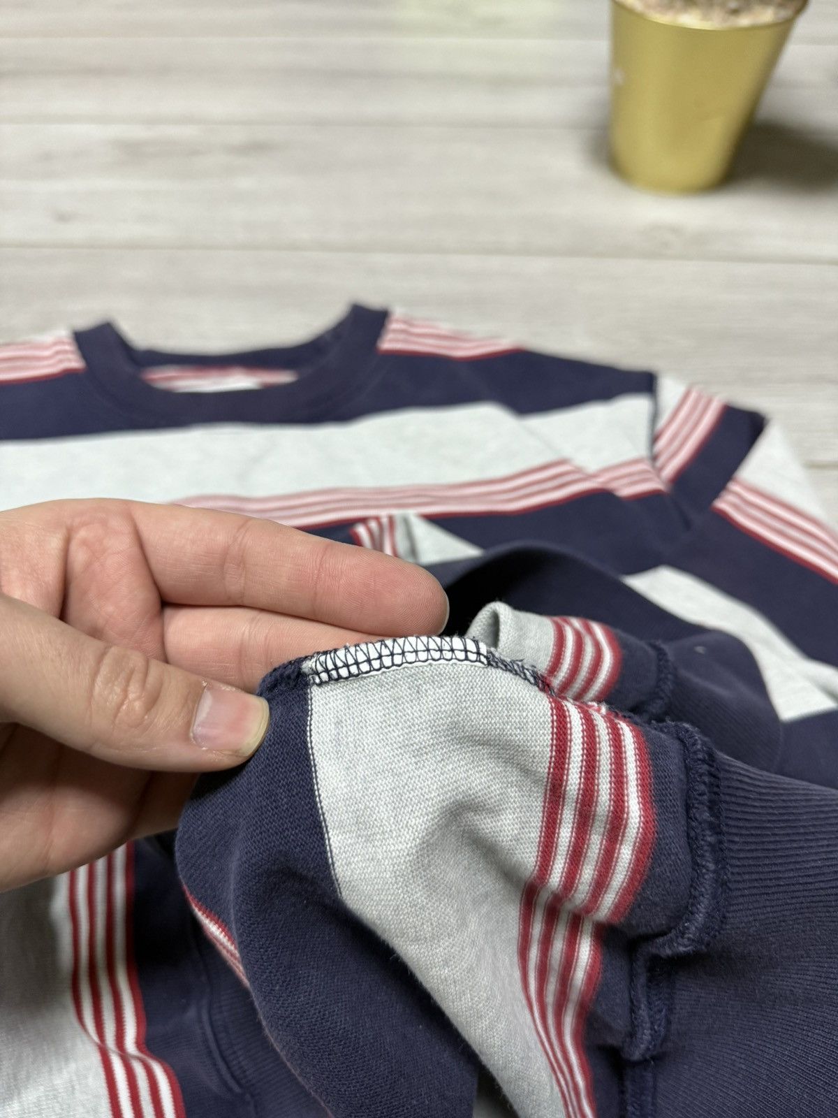 Palace Palace striped ribbed for pleasure sweatshirt Size US M / EU 48-50 / 2 - 5 Thumbnail