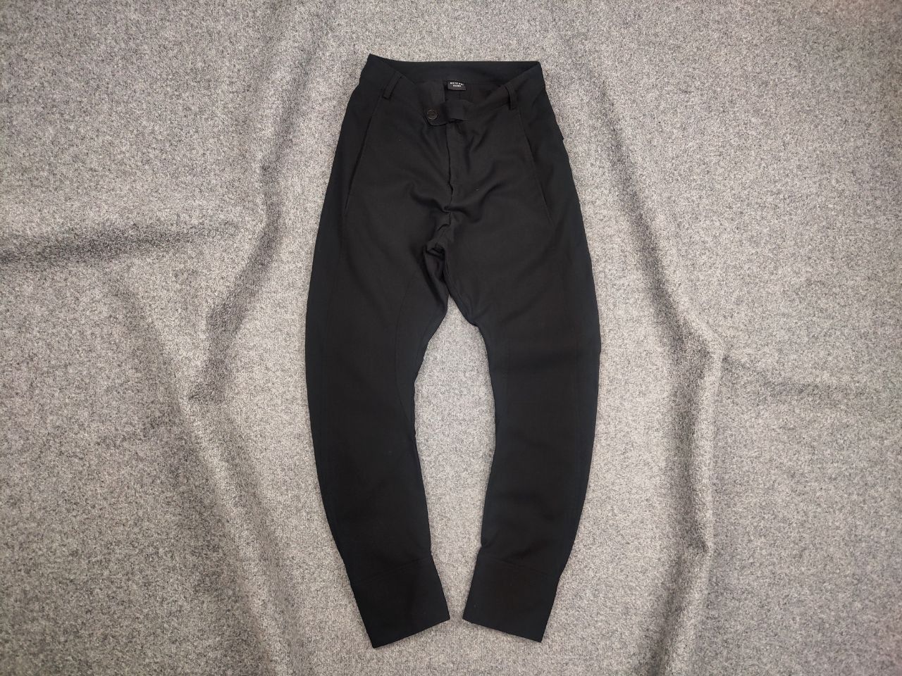 Kai Bitte Kai Rand Scandinavian design Black Asymmetric Pants Size US 34 / EU 50 - 1 Thumbnail