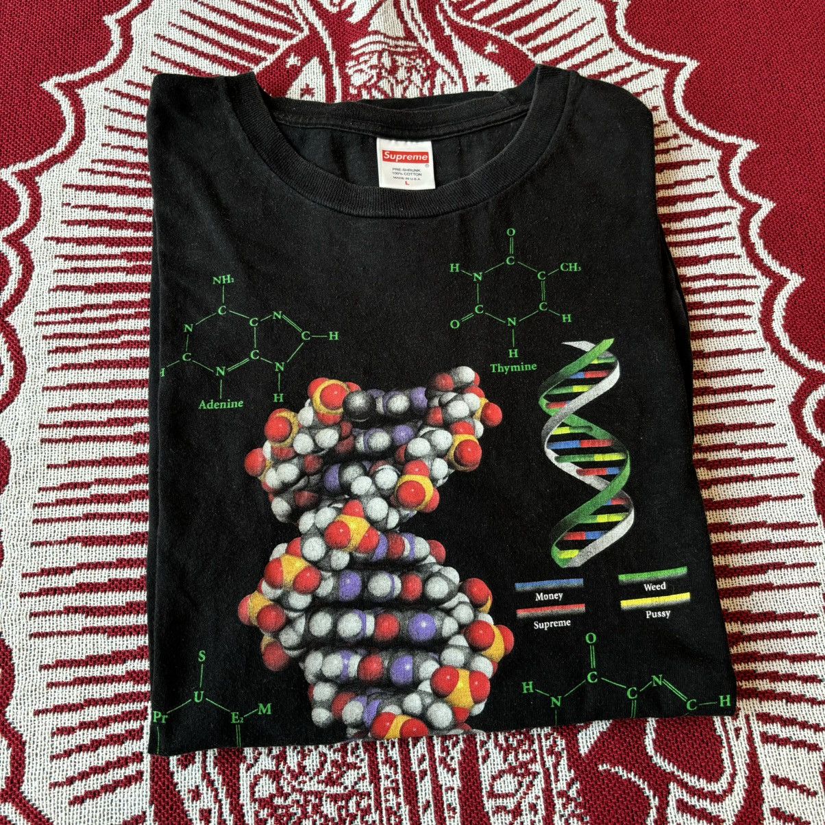 Supreme dna tee black deals