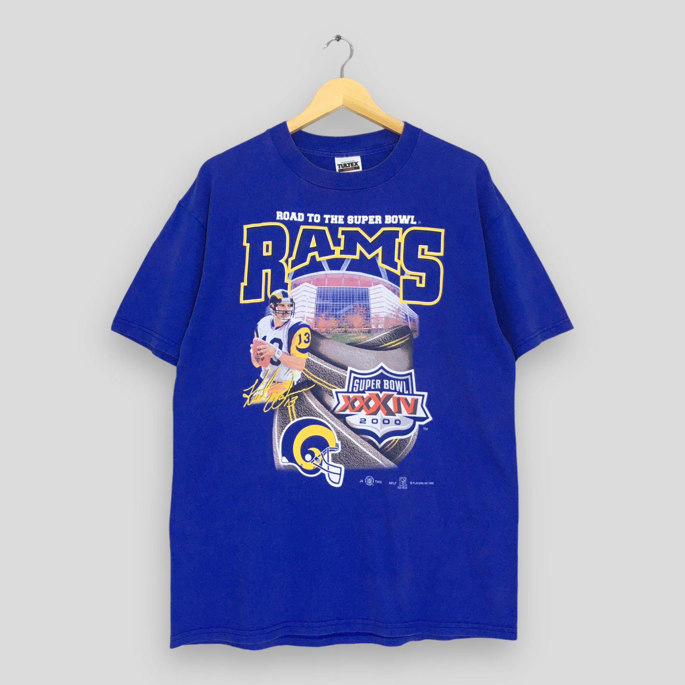 NFL Vintage Y2K Los Angeles Rams NFL T Shirt Large Size US L / EU 52-54 / 3 - 1 Thumbnail