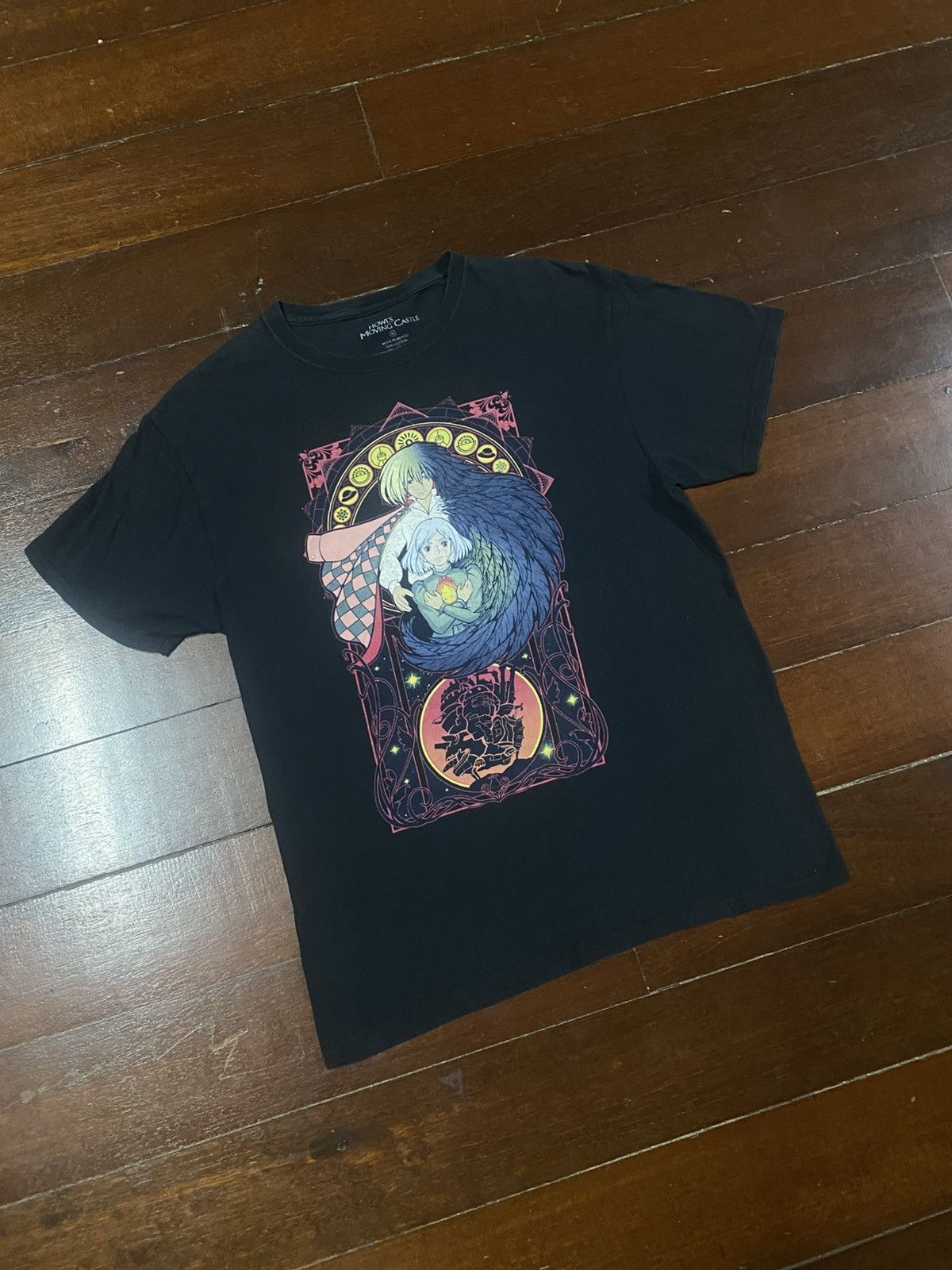 Anime Howl’s Moving Castle ghibli anime manga tee Size US M / EU 48-50 / 2 - 2 Thumbnail