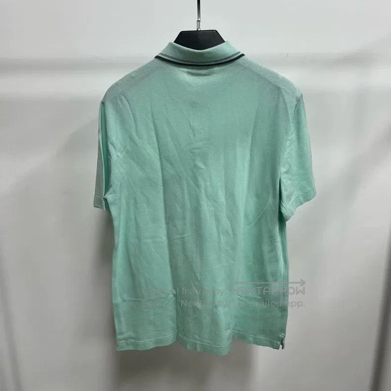Hermes Hermes Mint Green H Letter Polo Shirt Size US M / EU 48-50 / 2 - 2 Thumbnail