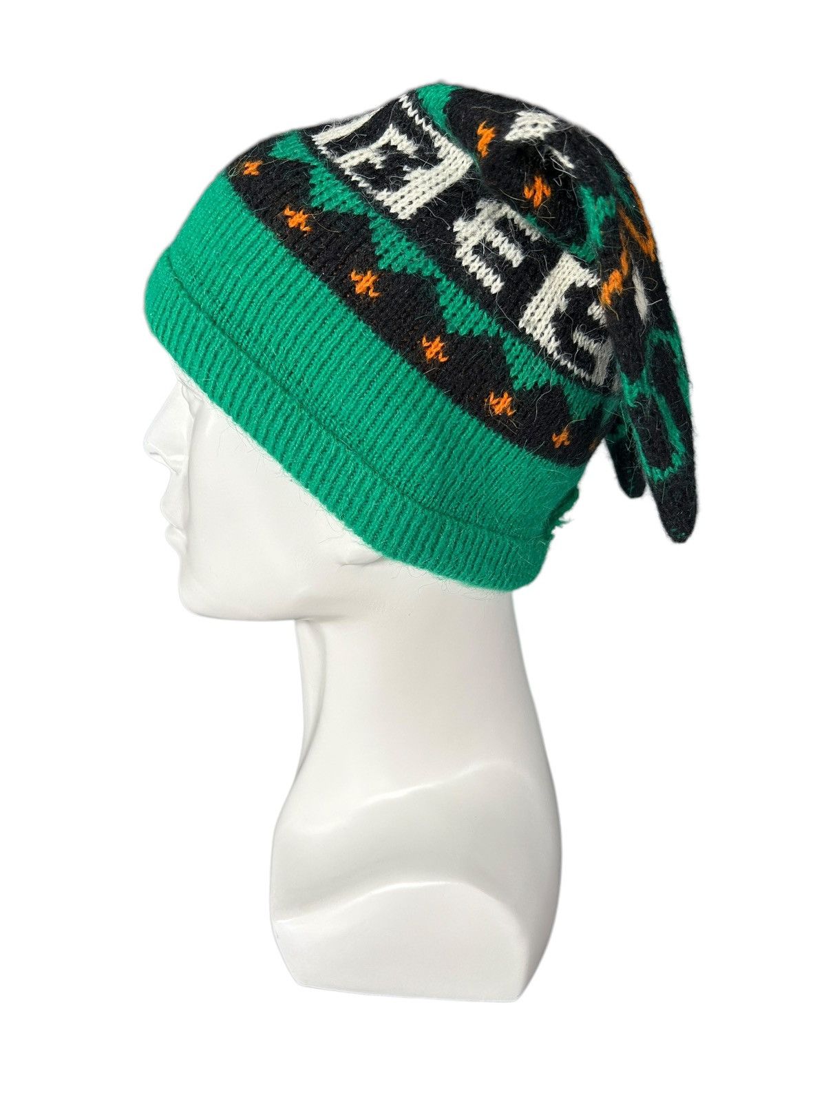 Japanese Brand × Kapital × Vintage Long Horn Devil Japanese Vintage Style Beanie Hats Rare ☠️☠️ Size ONE SIZE - 7 Thumbnail