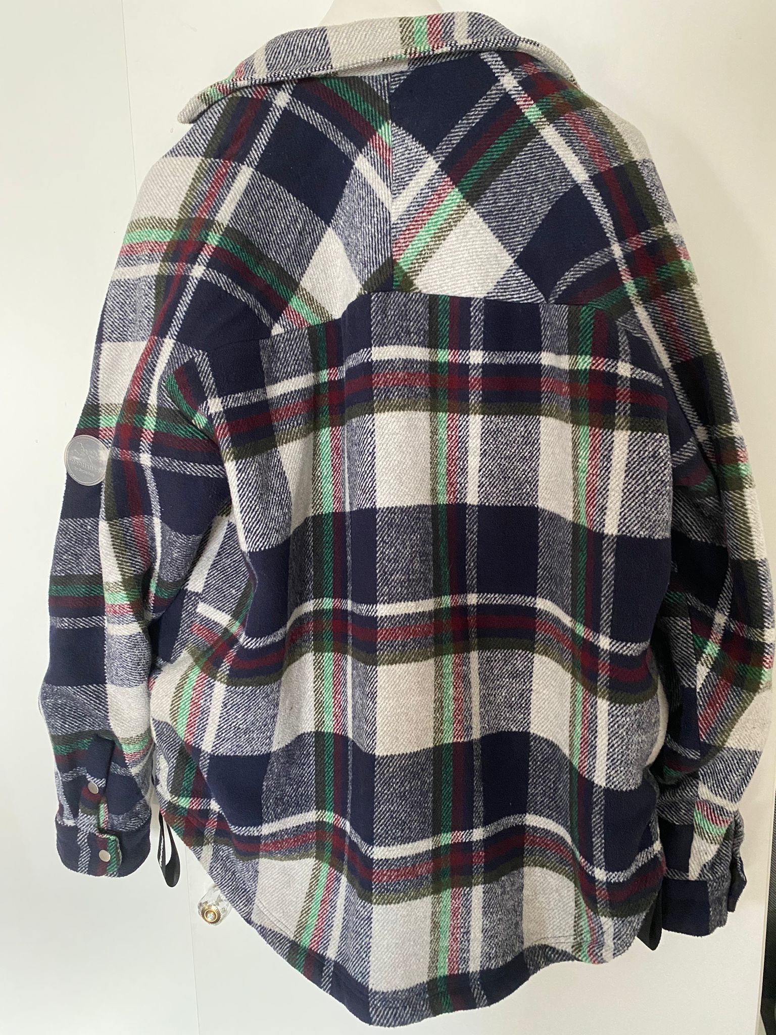 Roottattoo Oversized Flannel Jacket